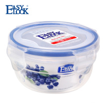 Round airtight food storage container